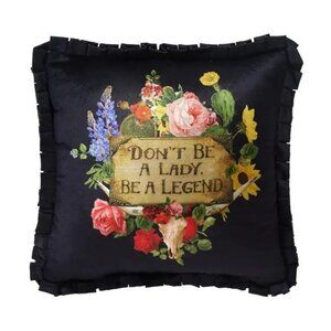 Be A Legend Printed Pillow - Junk Gypsy NEW